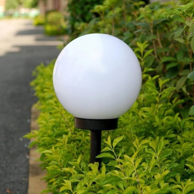 SOLAR GARDEN LAMP WHITE BALL WHITE LED LAMPS Produsentkode 110C-935E1