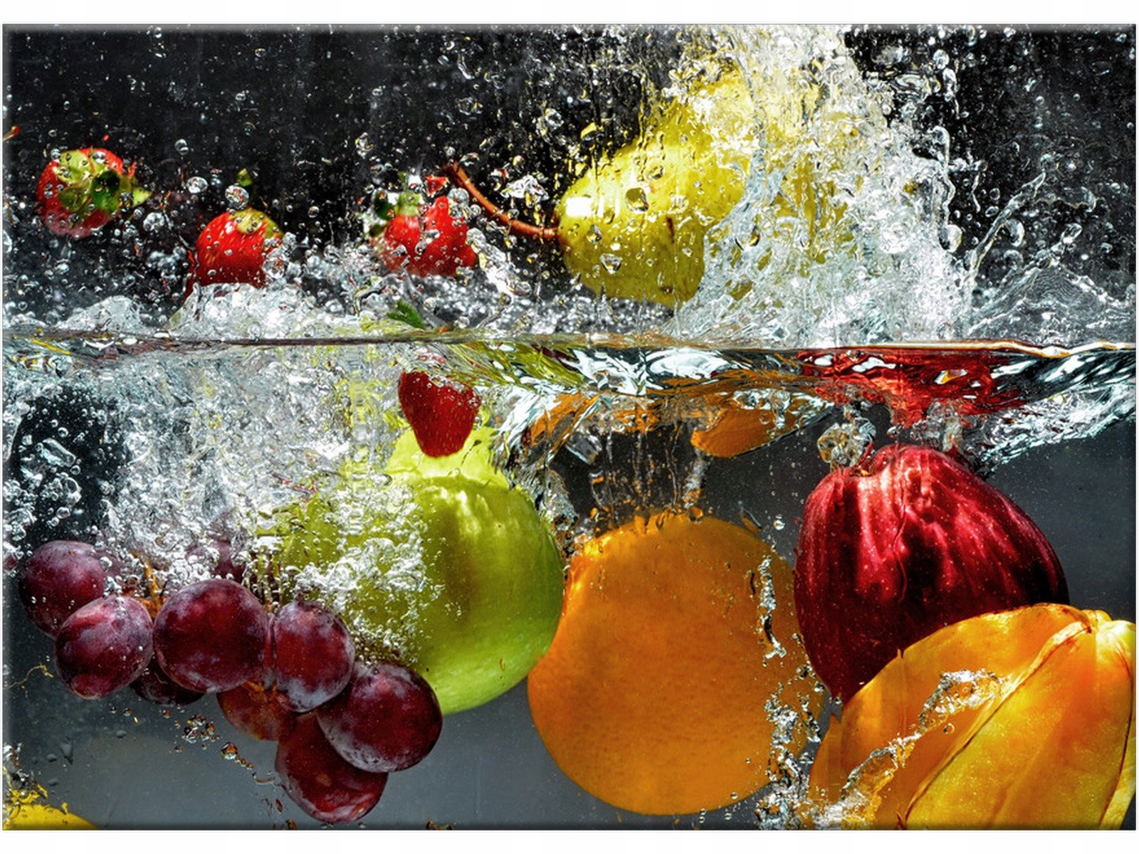 

Obraz Owoce w wodzie 70x50 Obraz do kuchni ścienny