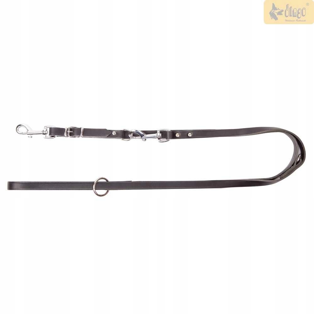 

Smycz skóra Dingo przedłużana nit 2,0x200cm czarna