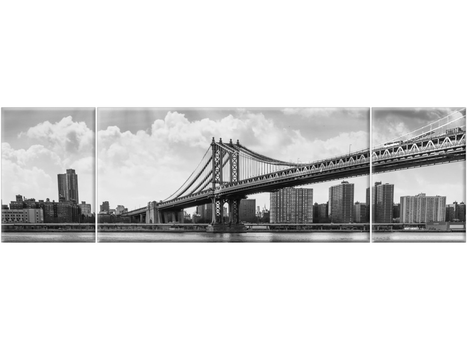 

Nowy Jork Usa Miasto York 170x50 Obraz Most Szary
