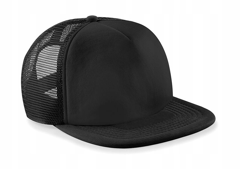 

Czapka Z Daszkiem Vintage Trucker Tirówka Czarna