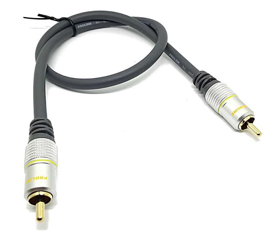 Przyłącze kabel Spdif 1x Rca 1xRCA Prolink 3m