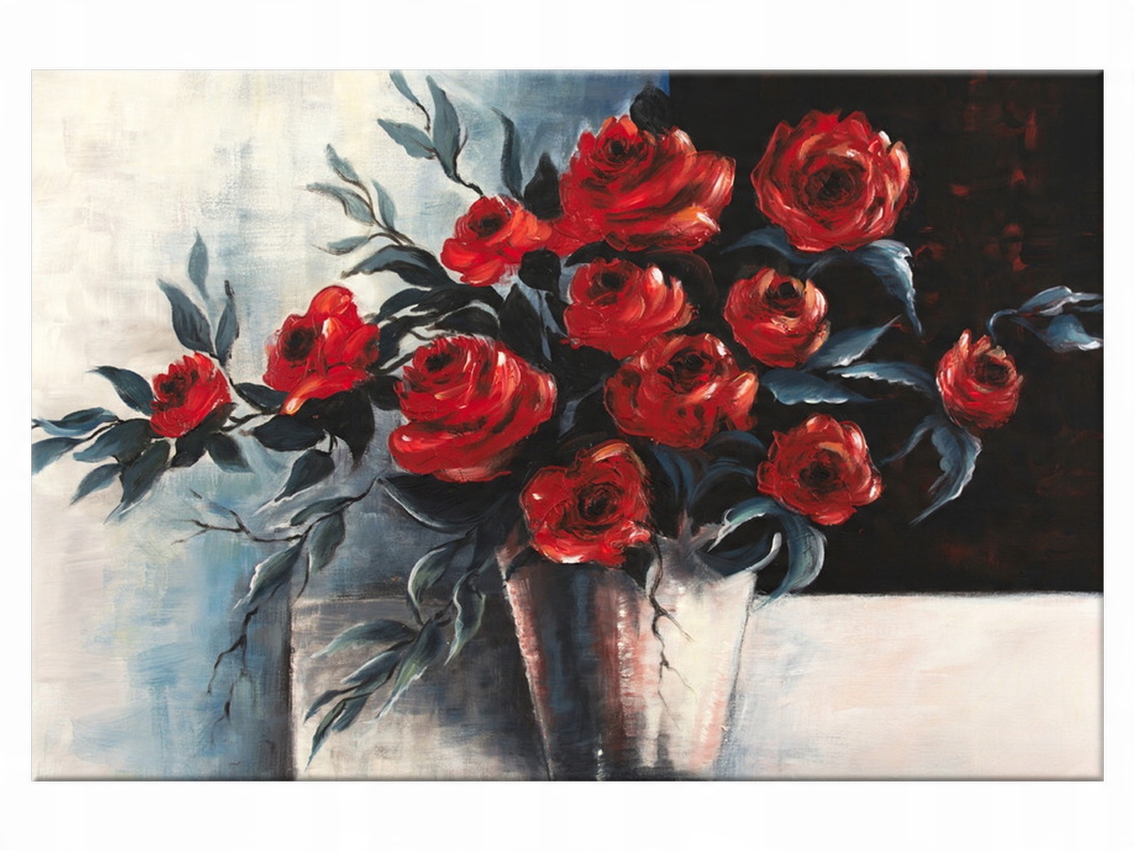 

Obraz Róża Róże w wazonie 60x40 Rośliny do salonu