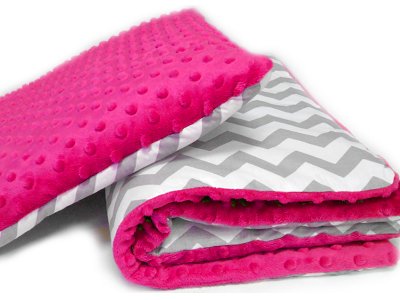 

Komplet Minky Kocyk Kołderka 75x100 Poduszka