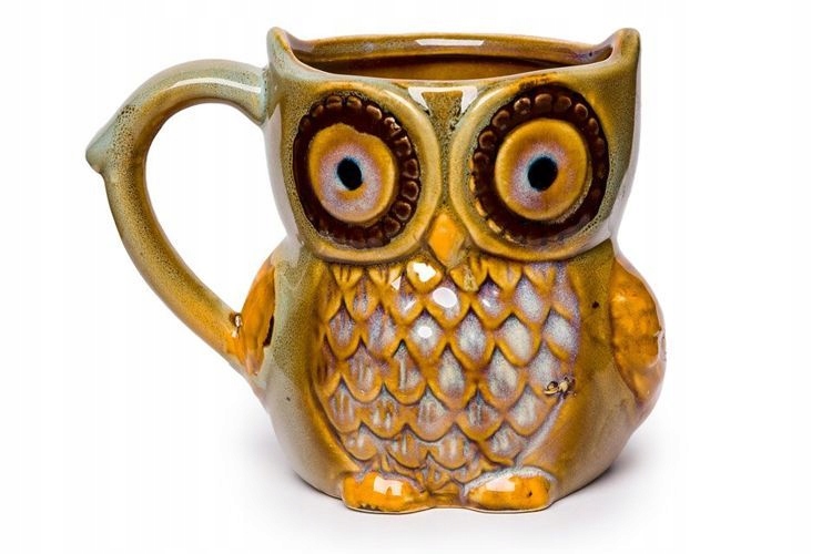 

Kubek Sowa Sówka Kolor Niebieski Porcelanowy 340ml