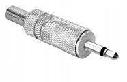 Wtyk Jack 2,5mm mono metal