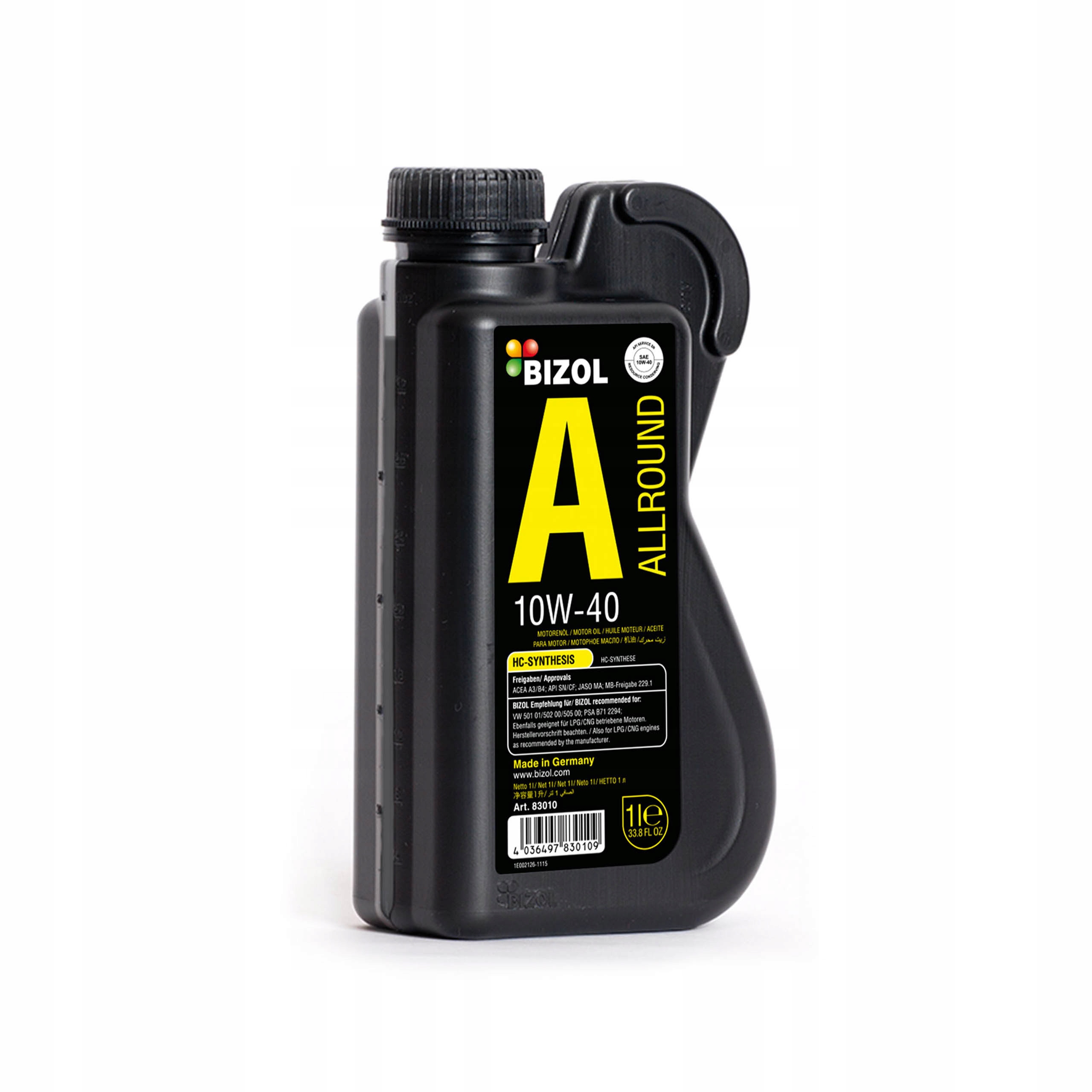 

Bizol Allround 10W40 1L A3/B4 MB229.1 505.00 83010
