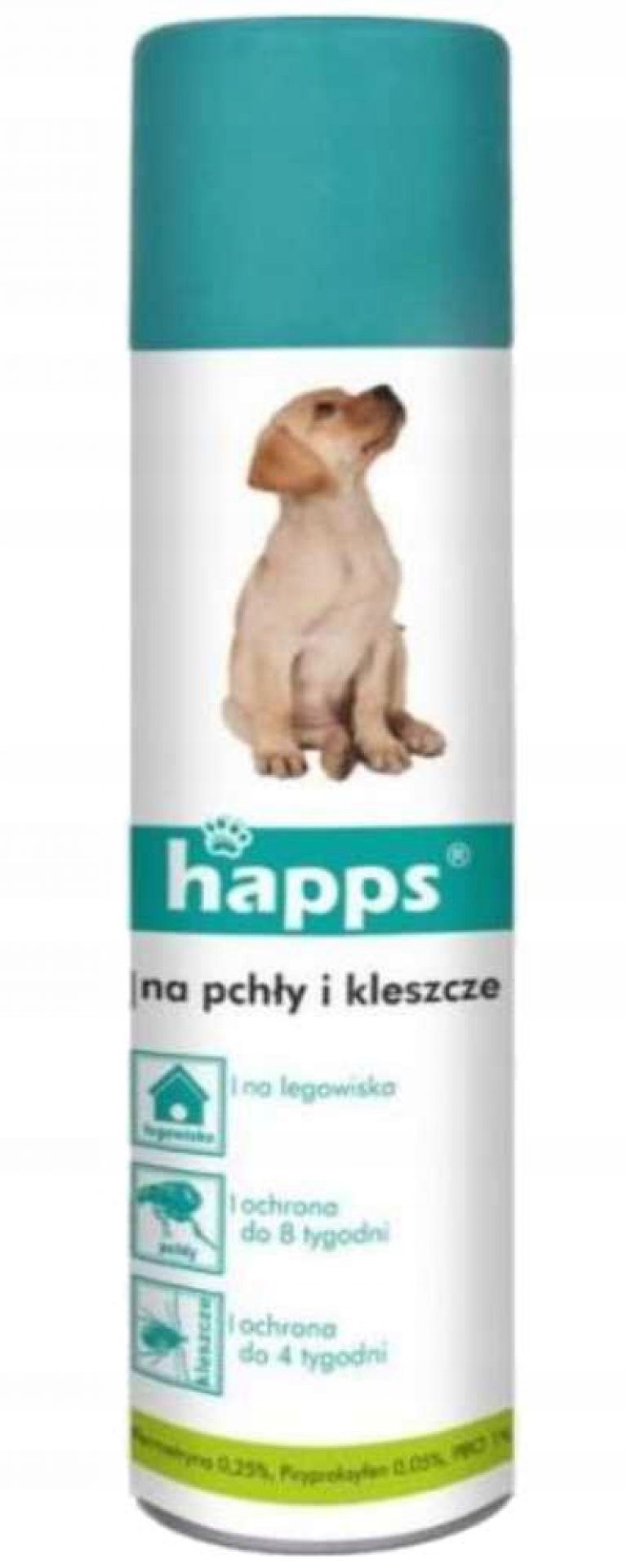 

Happs Aerozol przeciw pchłom i kleszczom 250ml