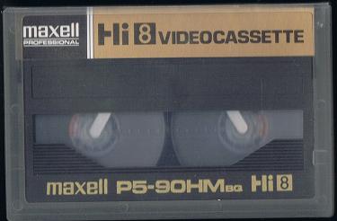 KASETA MAXELL HI8 P5-90HMBQ METAL 90/180 Professional 90min