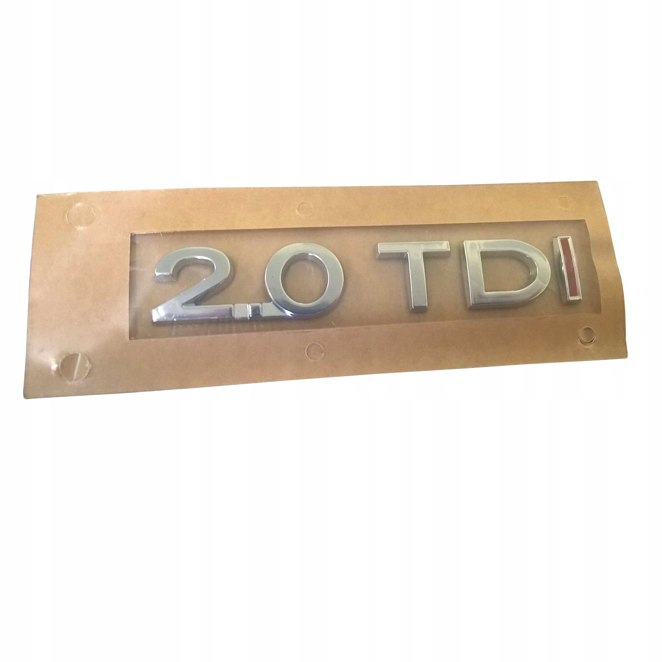 Emblém nálepka Nápis na zadnú klapku 2.0 Tdi