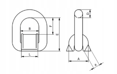 Ucho mocujące AOW22 do spawania Marka inny