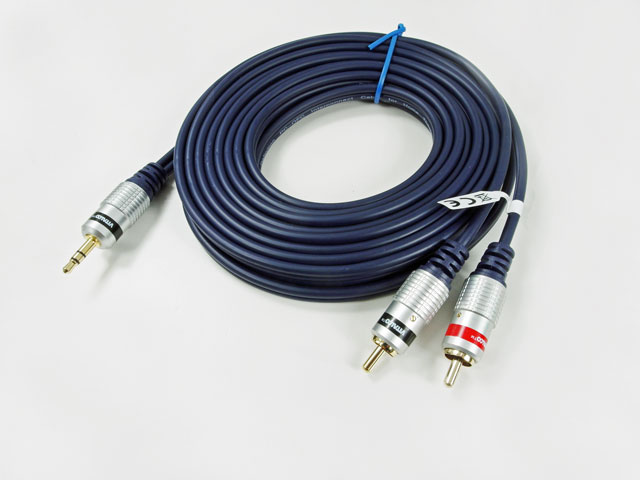 

kabel przewód jack 3,5/ 2 rca chinch 2,5m Vitalco