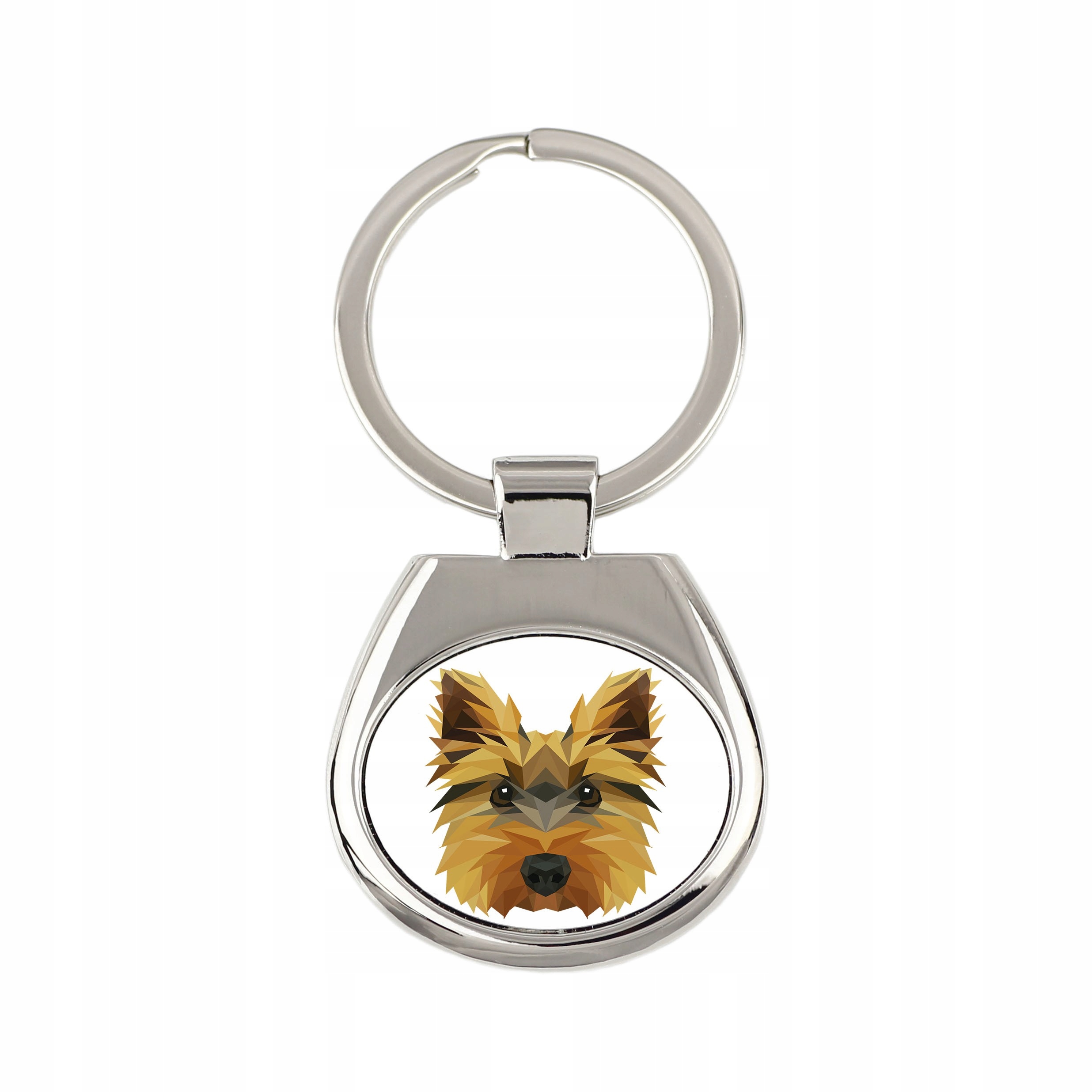 

Yorkshire Terrier geometryczny Brelok Breloczek