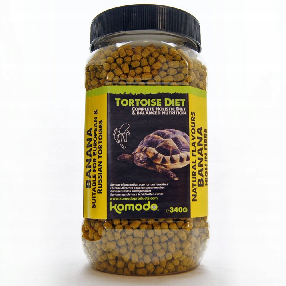 Komodo Tortoise Diet Banana 340g krmivo pro želvy (banánové)