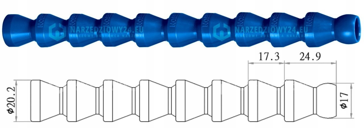 

Przewód, wąż do chłodziwa 3/8" 1m 83041 Jeton