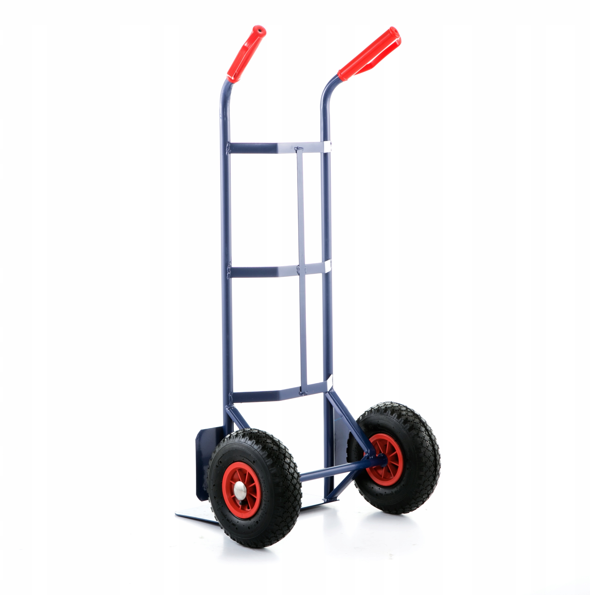 Wózek magazynowy MOCNY transportowy młynarka 200kg kurierski koła pompowane — 15