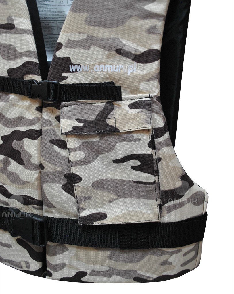 KAMIZELKA ASEKURACYJNA RATUNKOWA XL 70kg kieszonka Zakres masy ciała 70 kg