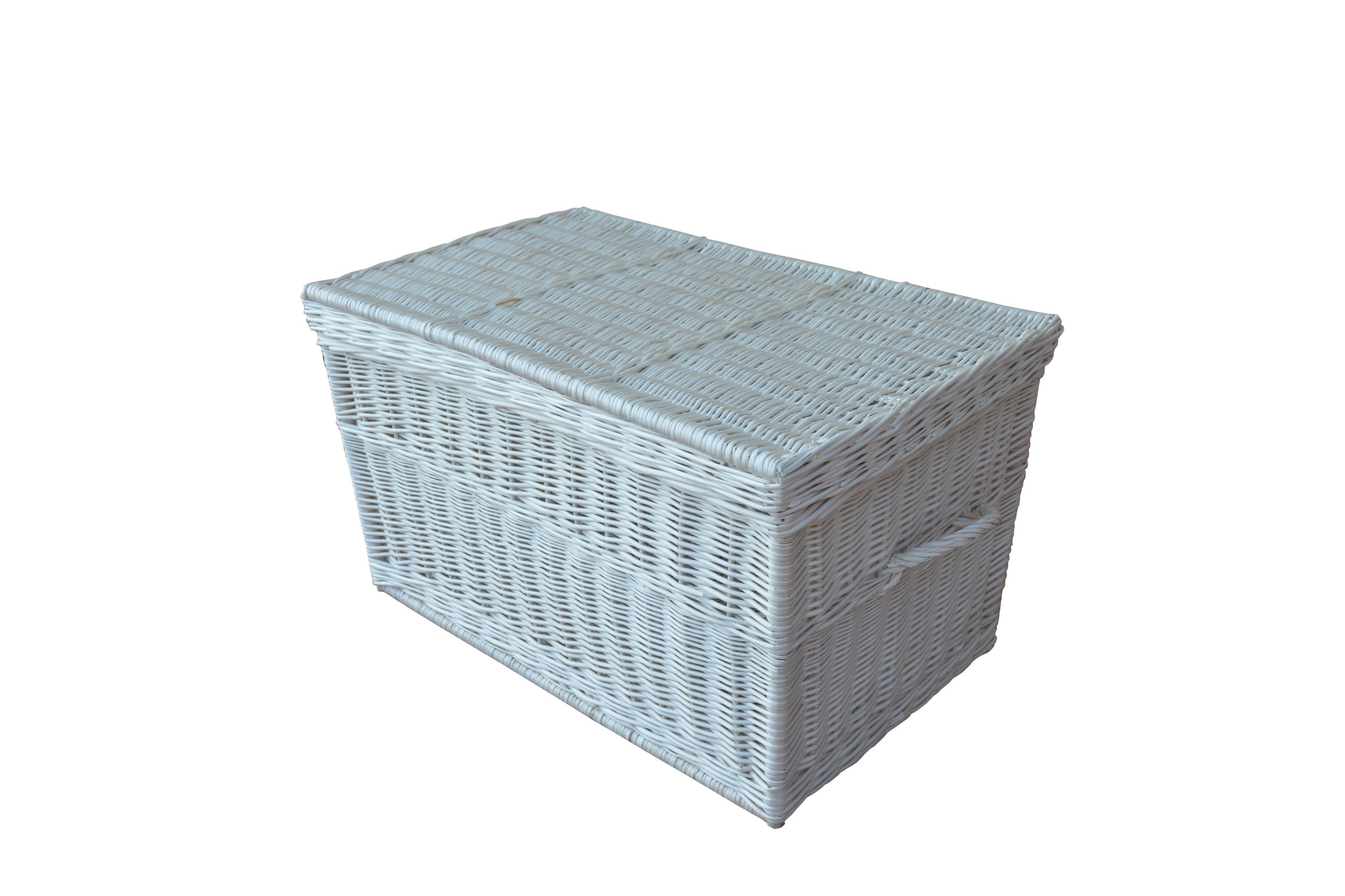 KUFER WIKLINOWY SKRZYNIA 50 CM - KOLOR BIAŁY