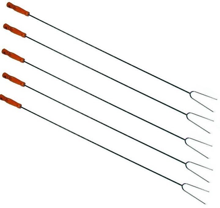 WIDEŁKI DO OGNISKA 10 SZT WIDELEC KIJ OGNISKO 140