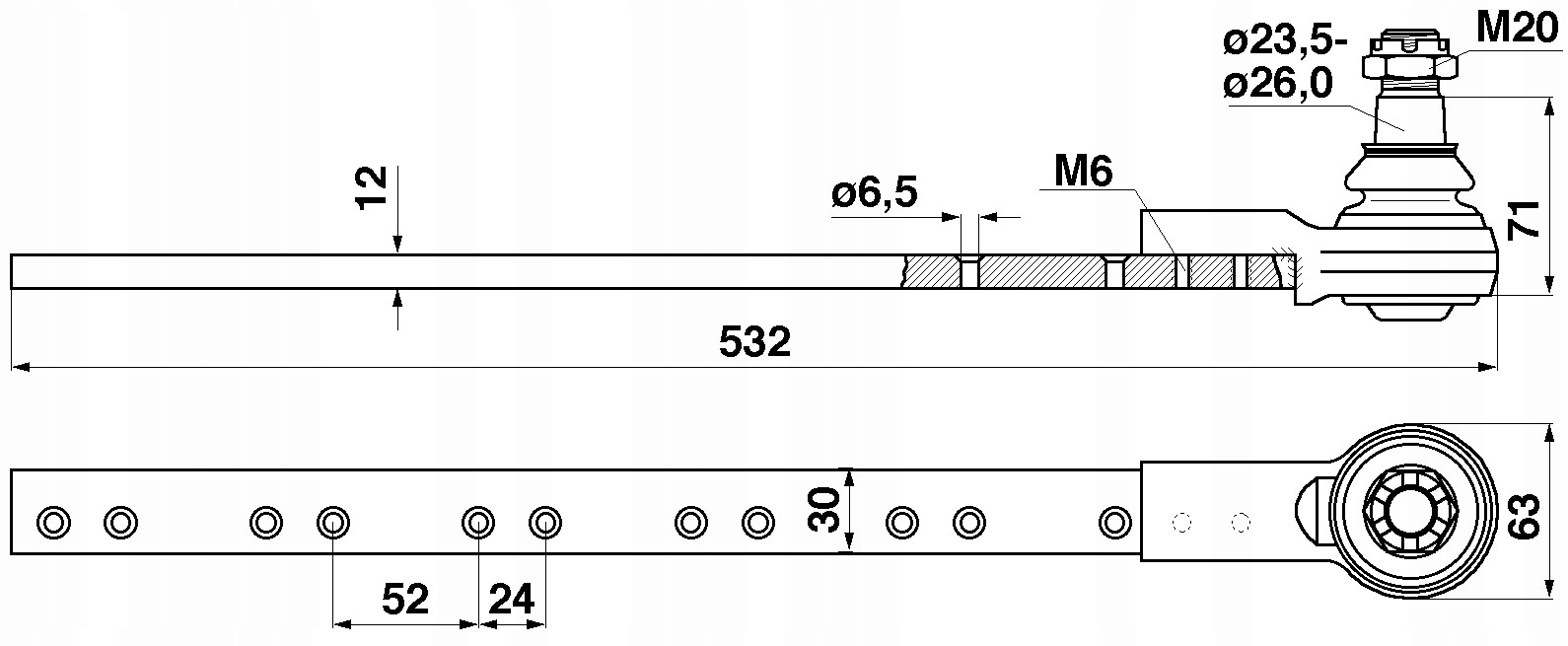 GŁÓWKA KOSY CLAAS 670406 JAG01-0011