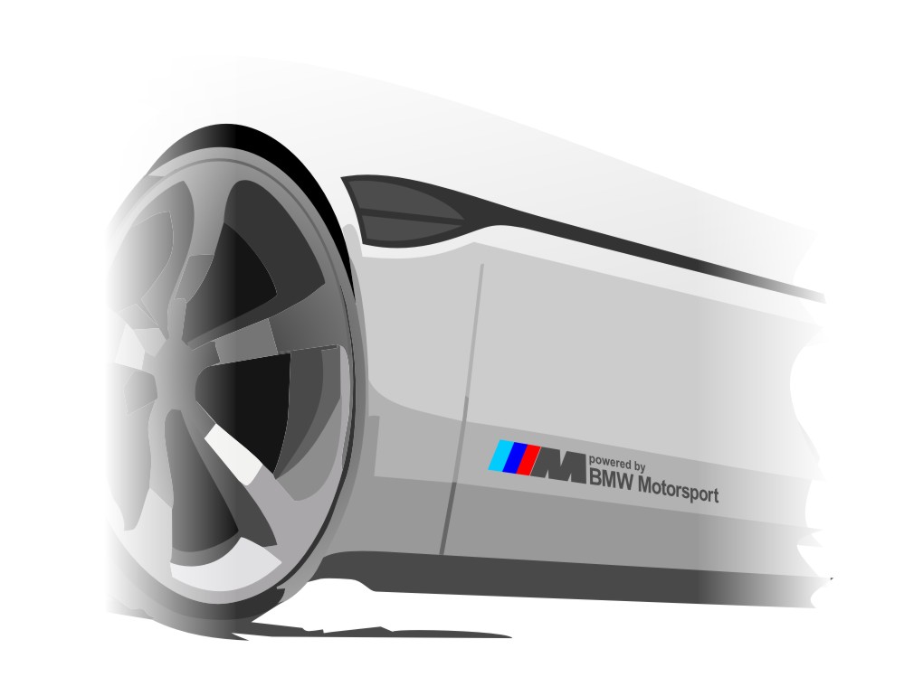 

Naklejki Bmw M3, M5 14 wzorów, komplet 2 szt