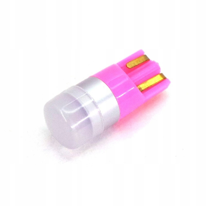 

żarówka Led T10 W5W W3W 12V Canbus 190lm Różowy