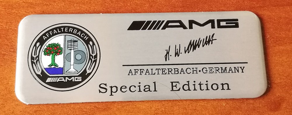 Emblemat Logo Znaczek Naklejka Affalterbach Do Mercedes Amg Na Silnik Nowy