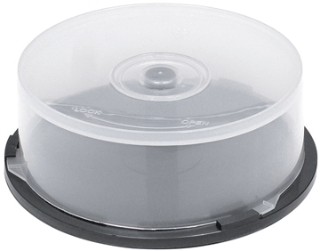 

Opakowanie na 25 szt płyt CD/DVD typu cake box