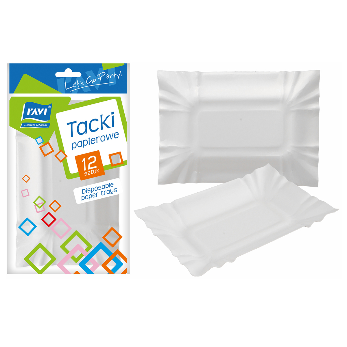 

Tacki Papierowe 13,5 X 20,5 CM 12 Sztuk