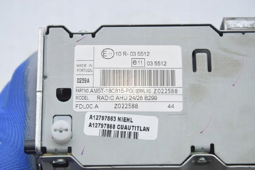 RADIO RADIOODTWARZACZ FORD AM5T 18C815 PG Car type Passenger cars
