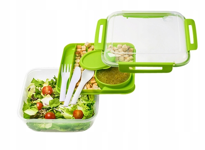 

Lunchbox Sztućce Pojemnik na żywność Bez Bpa 1,7L