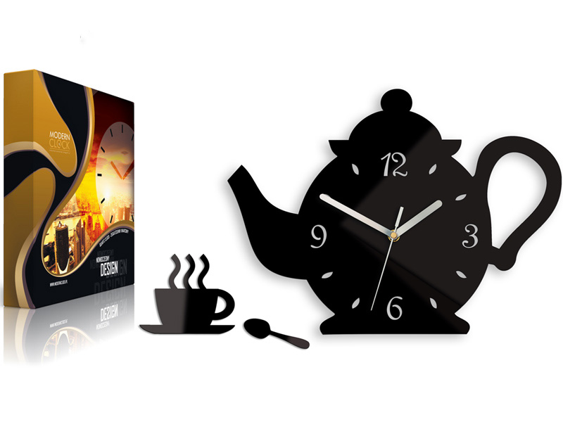 

Zegar ścienny Czajnik Stylowy Połysk Diy