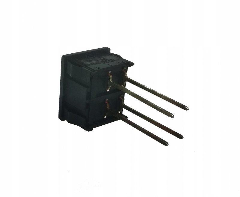 Przełącznik kołyskowy podwójny czarny Producent Inna