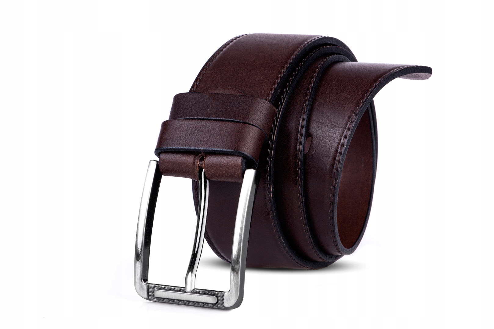 

Pasek męski skórzany klasyczny brązowy 4/105 cm