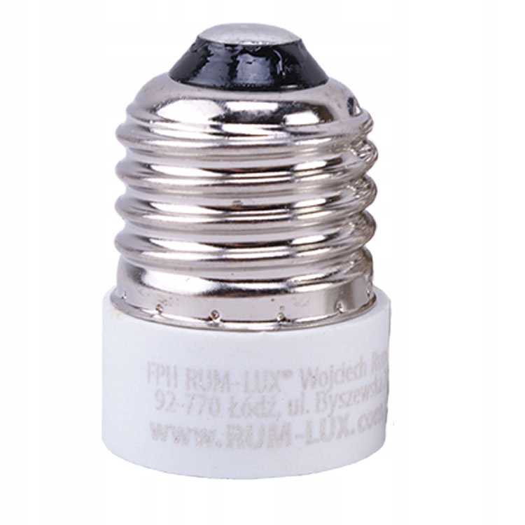 

Adapter przejściówka żarówki E27-E14 adapter