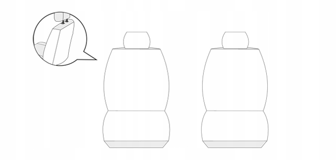 DACIA DOKKER VAN 1+1 POKROWCE SKÓRZANE NA MIARĘ Typ pokrowiec