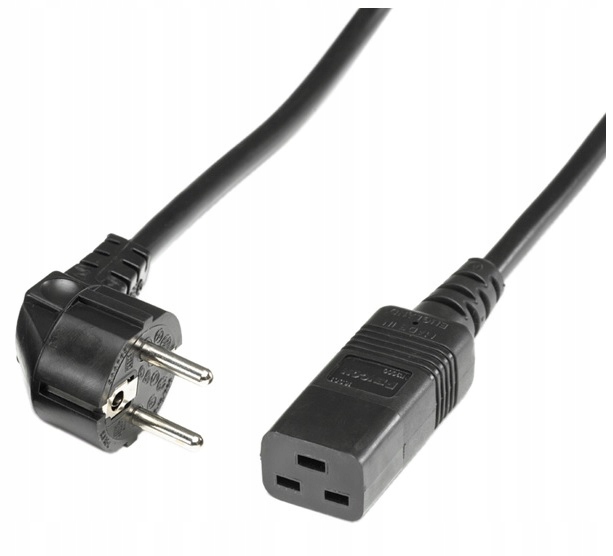 

Przewód Kabel Zasilający Schuko C19 16A/250V 2M