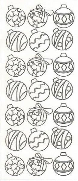 STICKERSY Naklejki Bombka Choinka -5