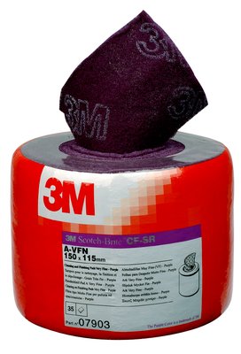 Абразивний нетканий матеріал, лист, 115 x 150mm, колір: фіол