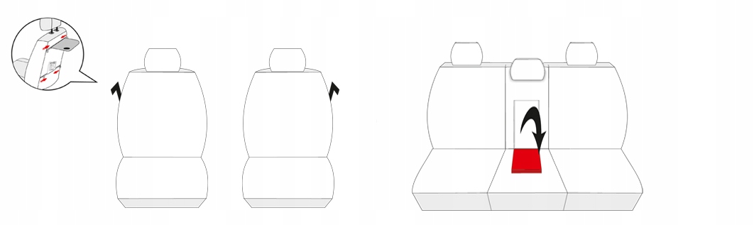 OPEL MERIVA I 02-2010 POKROWCE TYPOWE P2 Rodzaj Dedykowane