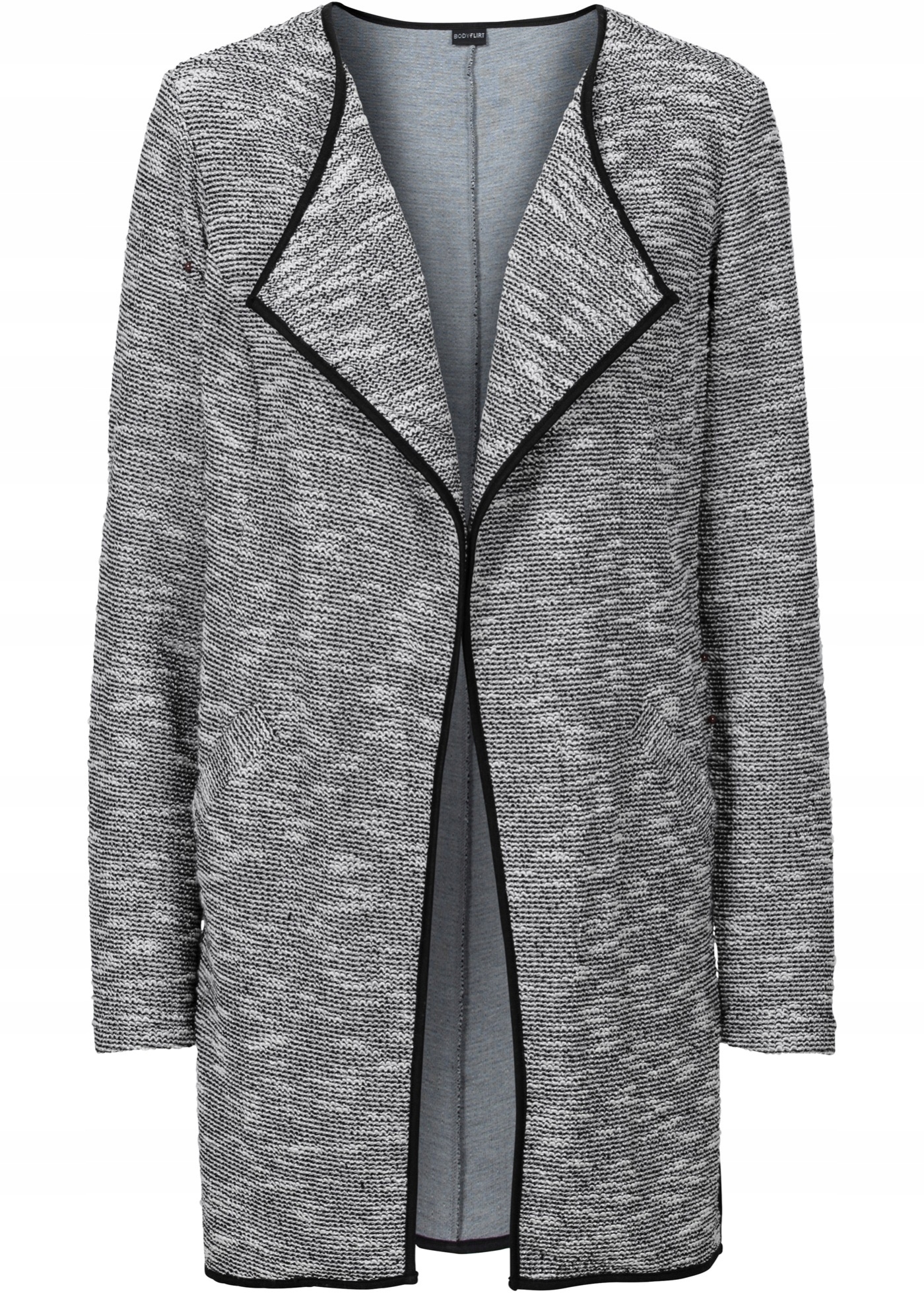 G363 WDZIANKO BOULCE Z DŻERSEJU BIAŁO/CZARNE R.38