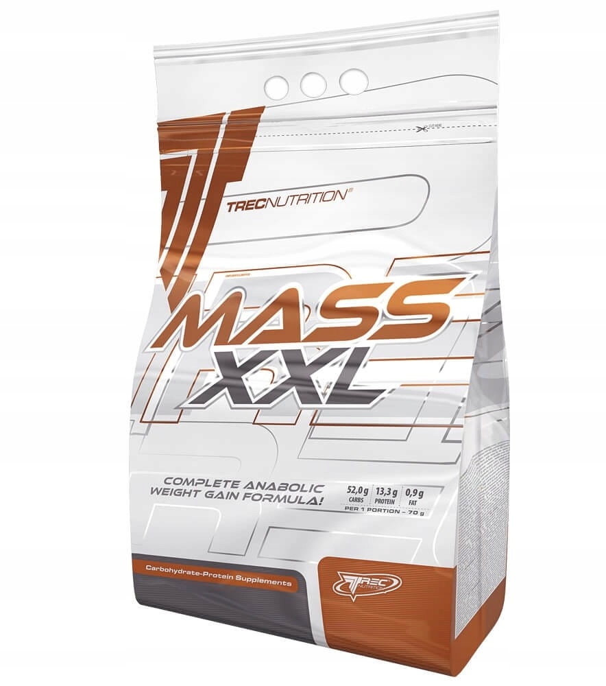 TREC Mass XXL Gainer 1000g Białko Węglowodany Koncentrat Białka Serwatki — 3