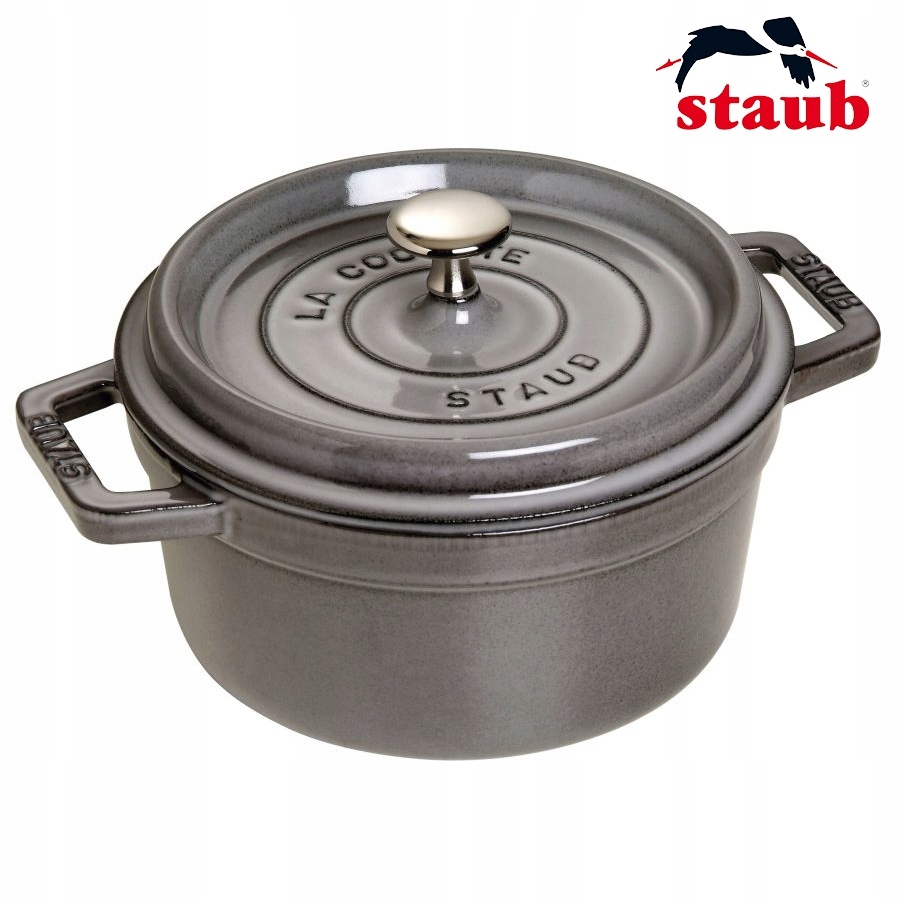 Hrnec Staub Cocotte 18 cm grafitový 1,7 l, indukční