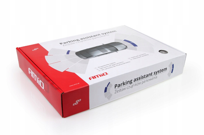 Zestaw czujniki cofania do przodu i tylu brzeczyk Mounting position holes in the bumper