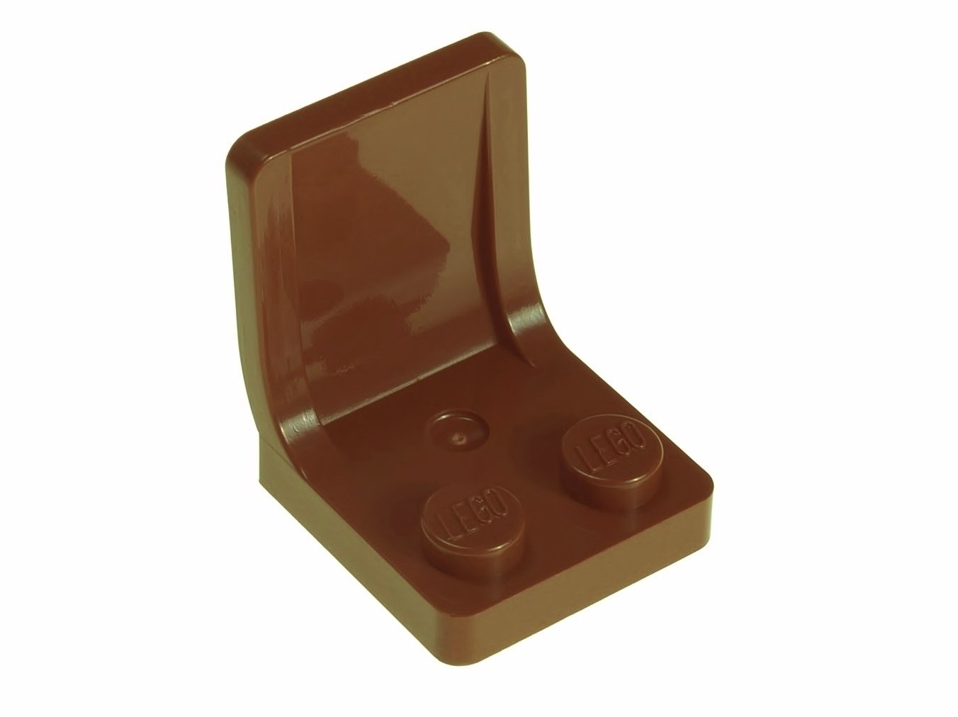 

Lego Siedzenie krzesło fotel mebel 4079b brązowy