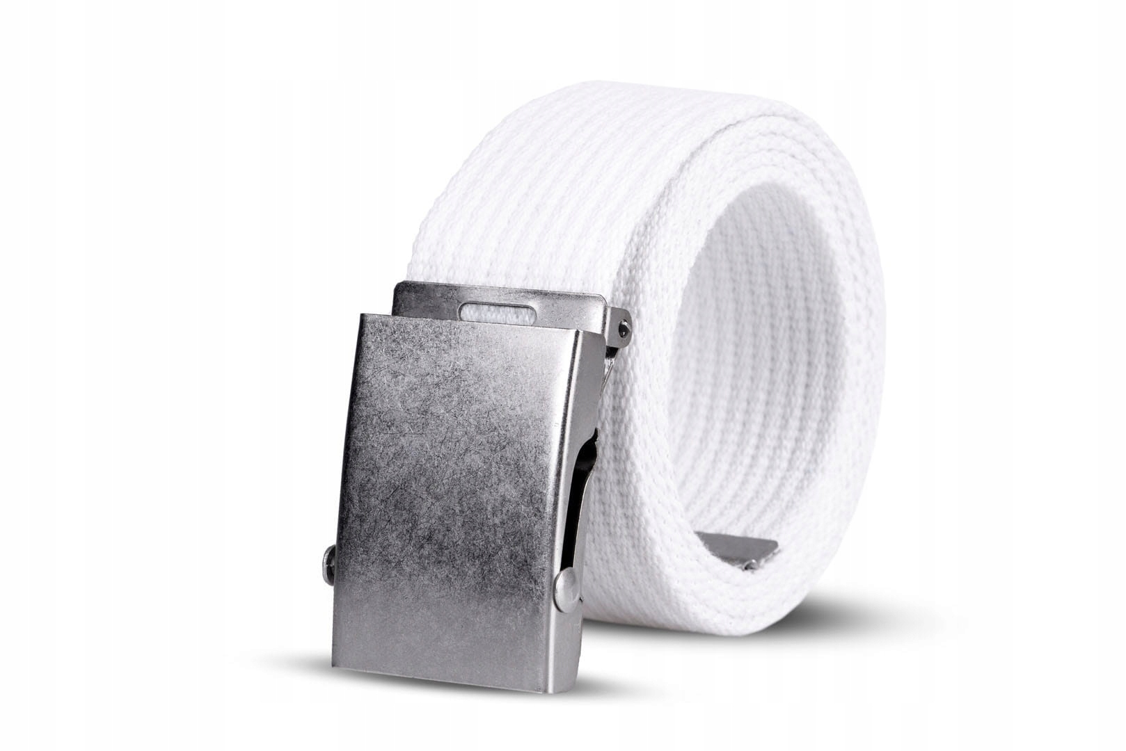 

Pasek męski parciany Biały 110 cm