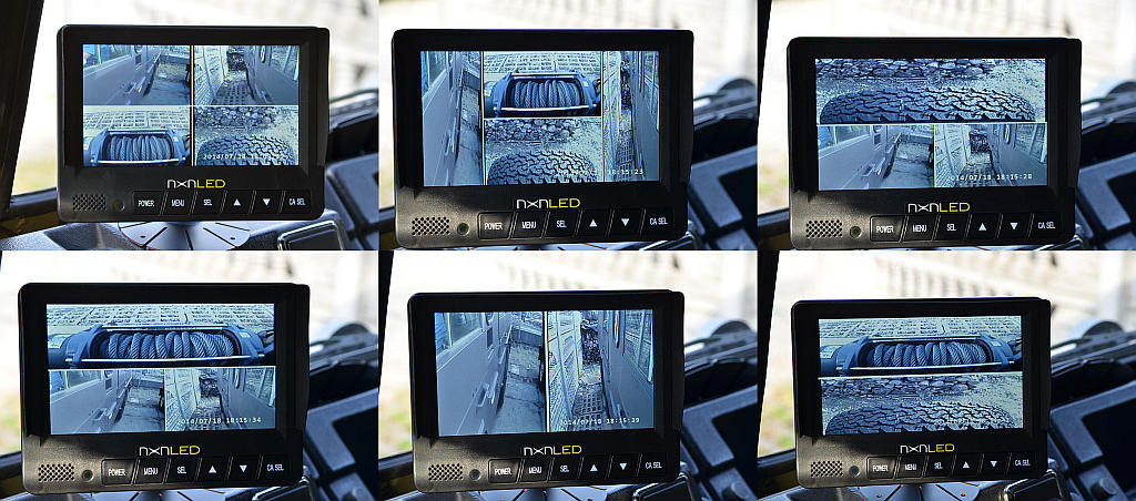 MONITOR 9 4PIN +4x KAMERA COFANIA SONY 700 KOMBAJN Funkcje inne