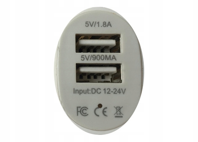 Ładowarka samochodowa USB telefon, 2 x USB 5V EAN (GTIN) 5902002158398
