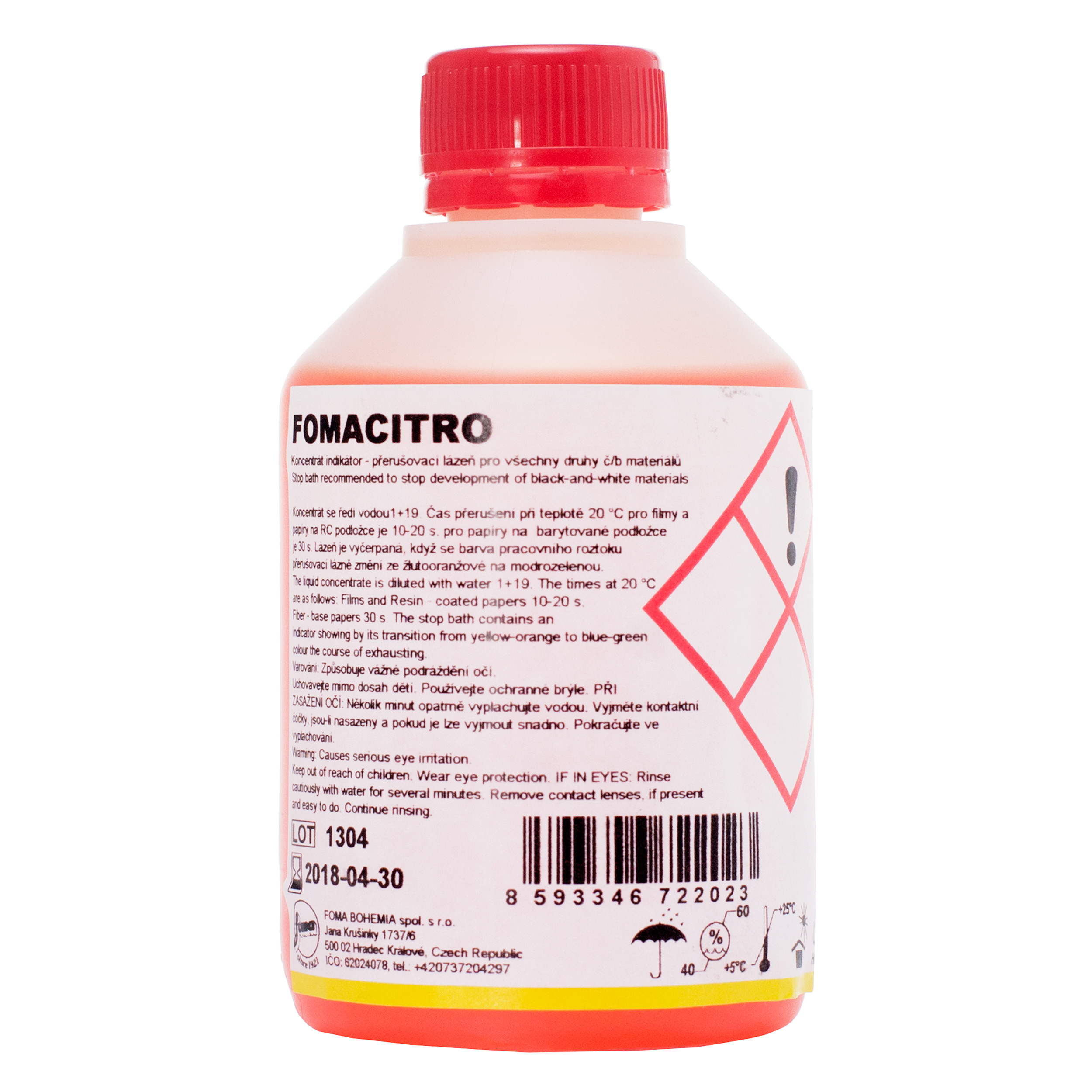 

Foma Fomacitro przerywacz wywoływania 250 ml