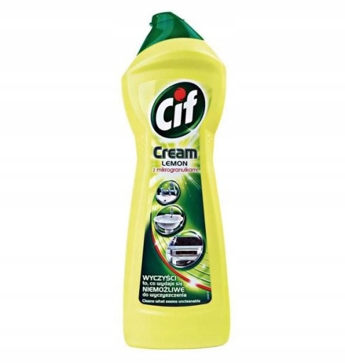 

Cif Mleczko Do Czyszczenia Lemon 750ml Usuwa